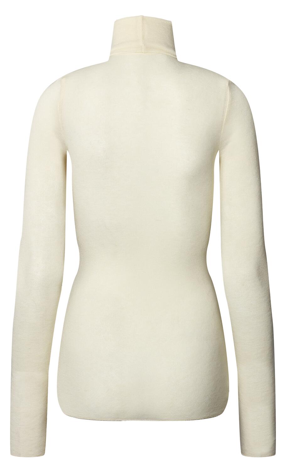 Anna Wool Turtleneck langærmet t-shirt - Off White